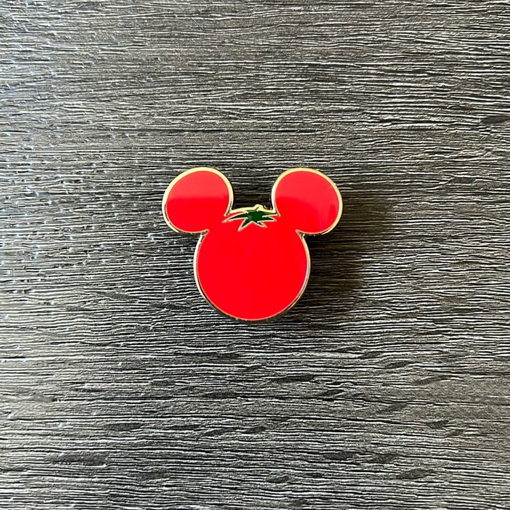 Disney Mickey Mouse Tomato Enamel Pin